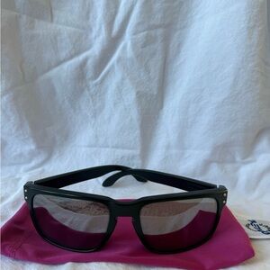 Oakley Black Sunglasses with Pink Case